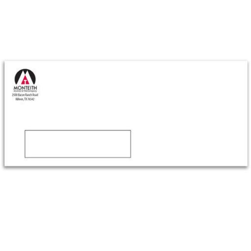 Picture of Monteith #10 Envelope, Window, Killeen, 2500/box