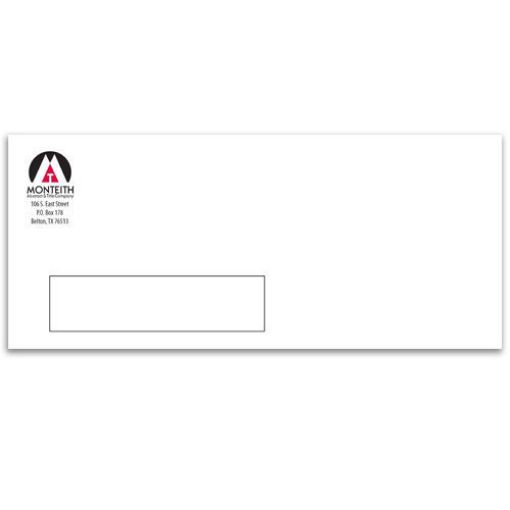 Picture of Monteith #10 Envelope, Window, Belton, 2500/box