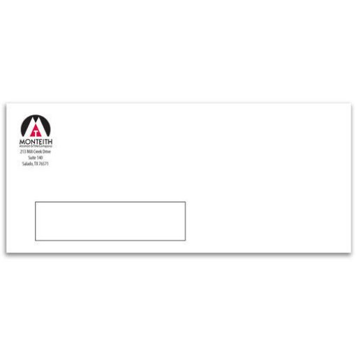 Picture of Monteith #10 Envelope, Window, Salado, 2500/box
