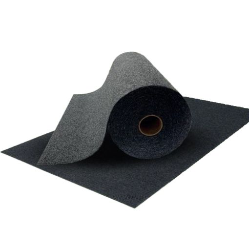 A-Tac Lite Rolls, Adhesive Back, 3 x 100, Cut-To-Fit, Charcoal