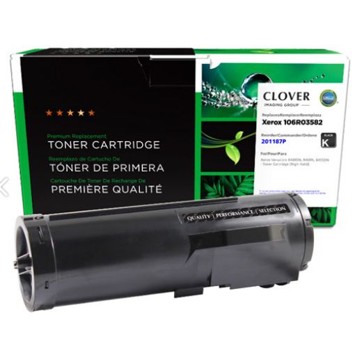 Picture of Clover Imaging Remanufactured High Yield Toner Cartridge for Xerox 106R03582