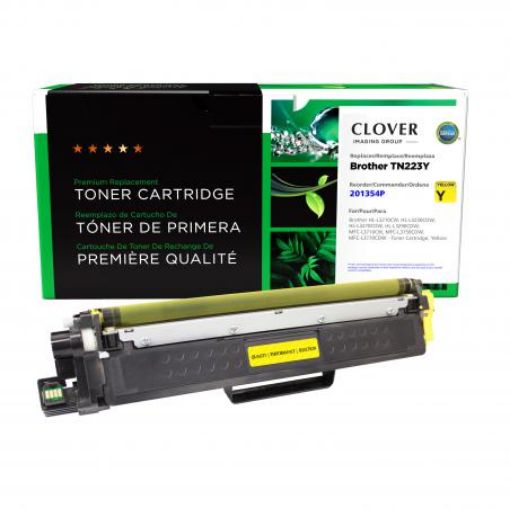 Picture of Clover Imaging Remanufactured Yellow Toner Cartridge for Brother TN223