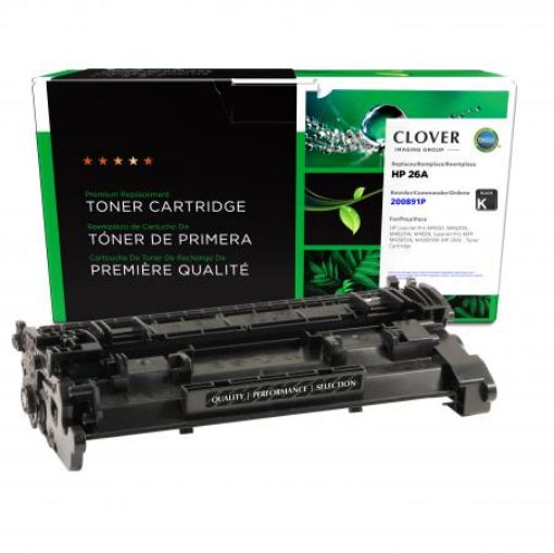 Picture of Clover Imaging Remanufactured Toner Cartridge for HP 26A (CF226A)
