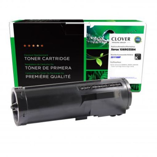 Picture of Clover Imaging Remanufactured Extra High Yield Toner Cartridge for Xerox 106R03584