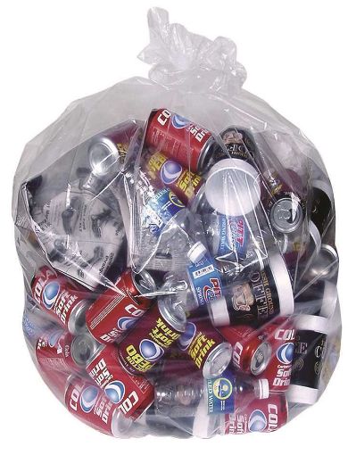 Picture of Low Density Can Liners, 33 x 39, 1.5 mil, 33 gal, 150/ct, Clear