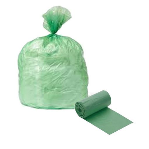 Picture of Low Density Can Liners, 24 x 31, 0.5 mil, 50/ct, Green