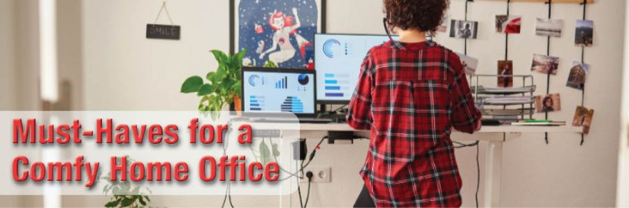 8 Must-Have Items for a Comfortable Home Office