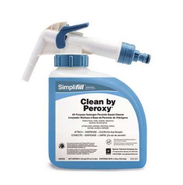 Picture of Simplifill Clean by Peroxy, Dilution Control All Purpose Cleaner, 2 Liters per Bottle, 2 Bottles per Carton