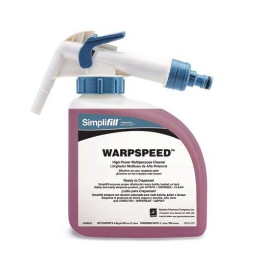 Picture of SimpliFill Warspeed, Degreaser Oil and Stain Remover, Dilution Control, Cherry, 2 Liter Bottle, 2 per Carton