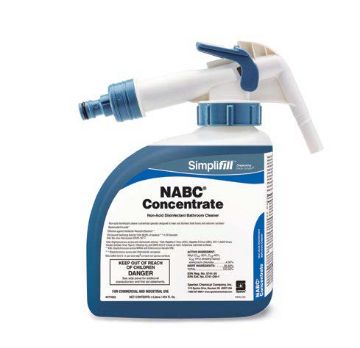 Picture of Simplifill NABC Concentrate, Non Acid Bathroom Cleaner, Germicidal Disinfectant, Dilution Control, 2 Liters per Bottle, 2 Bottles per Carton