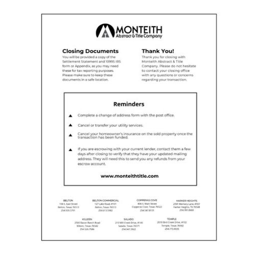 MONCLOSINGSELLER