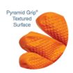 Catch Textured Orange Nitrile Glove