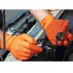 Catch Textured Orange Nitrile Glove