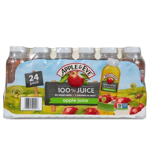 Apple & Eve Apple Juice, 8oz Bottles, 24 per carton