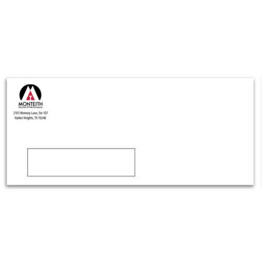 Picture of Monteith #10 Envelope, Window, Harker Heights, 2500 per BX