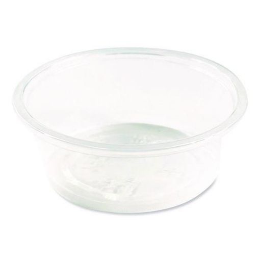 Portion Cups, 1 oz, Plastic, Translucent, 2500/Carton